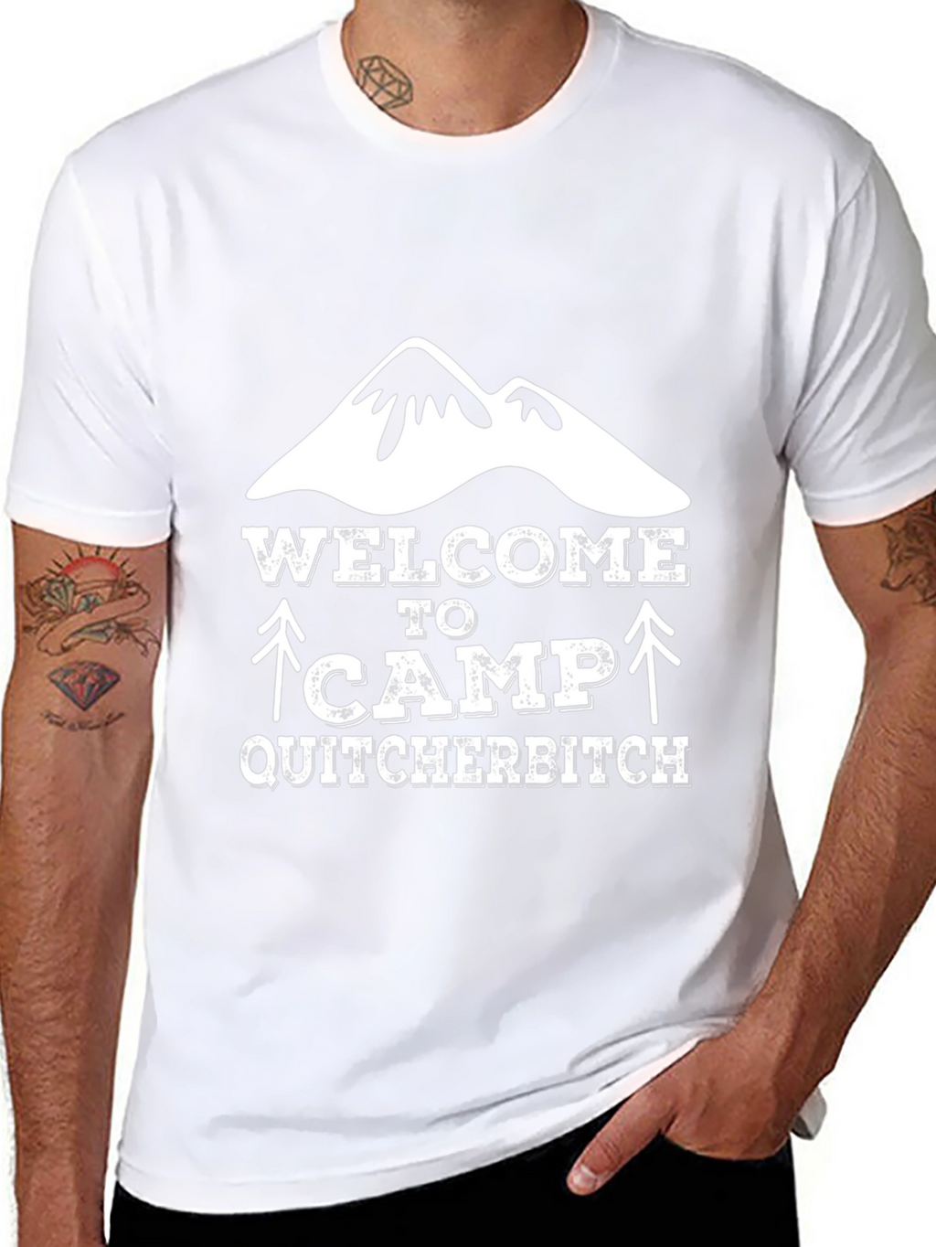 Welcome to Camp Quitcherbitch Graphic Tee