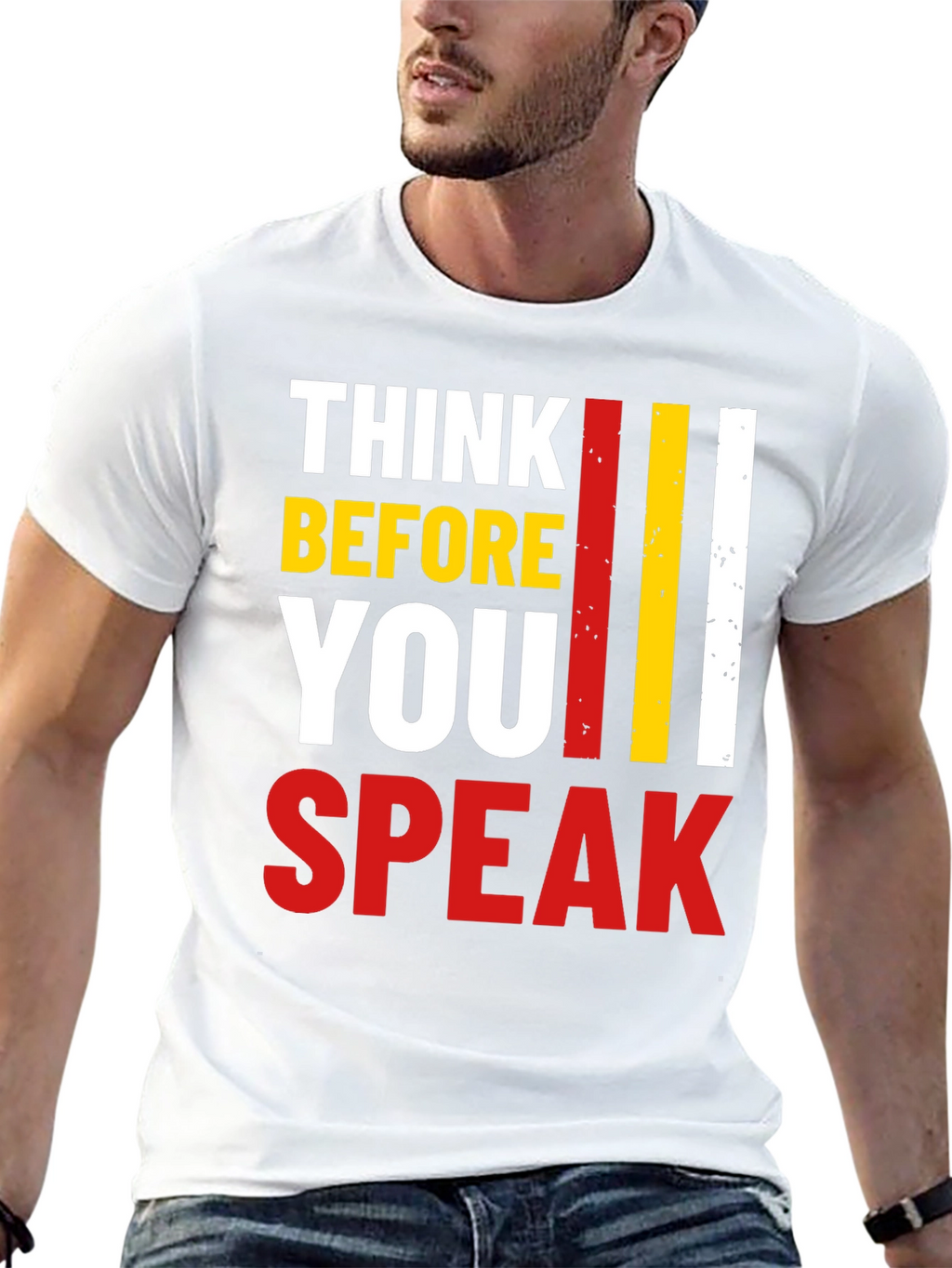 Think Before You Speak Graphic Tee