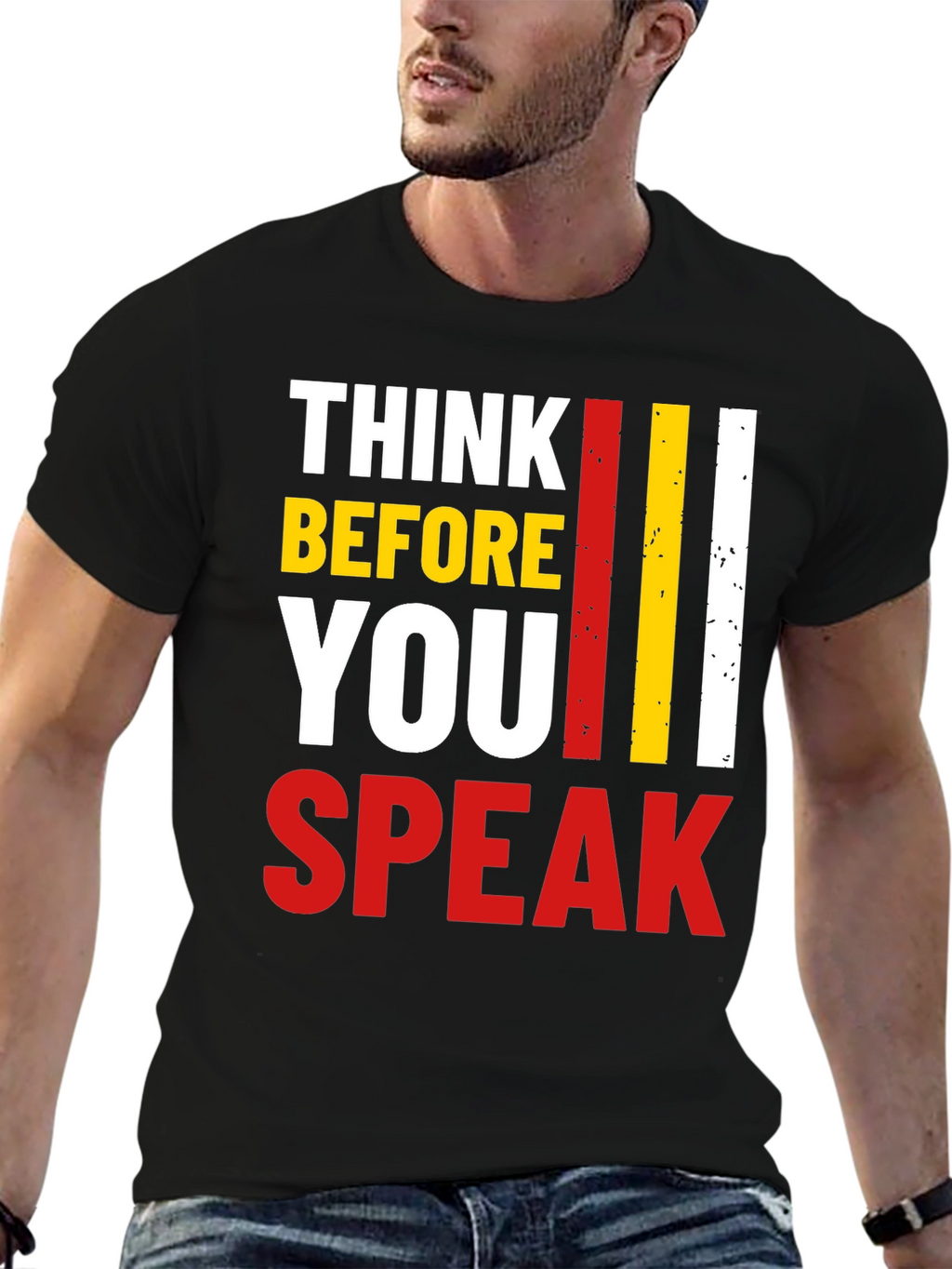 Think Before You Speak Graphic Tee