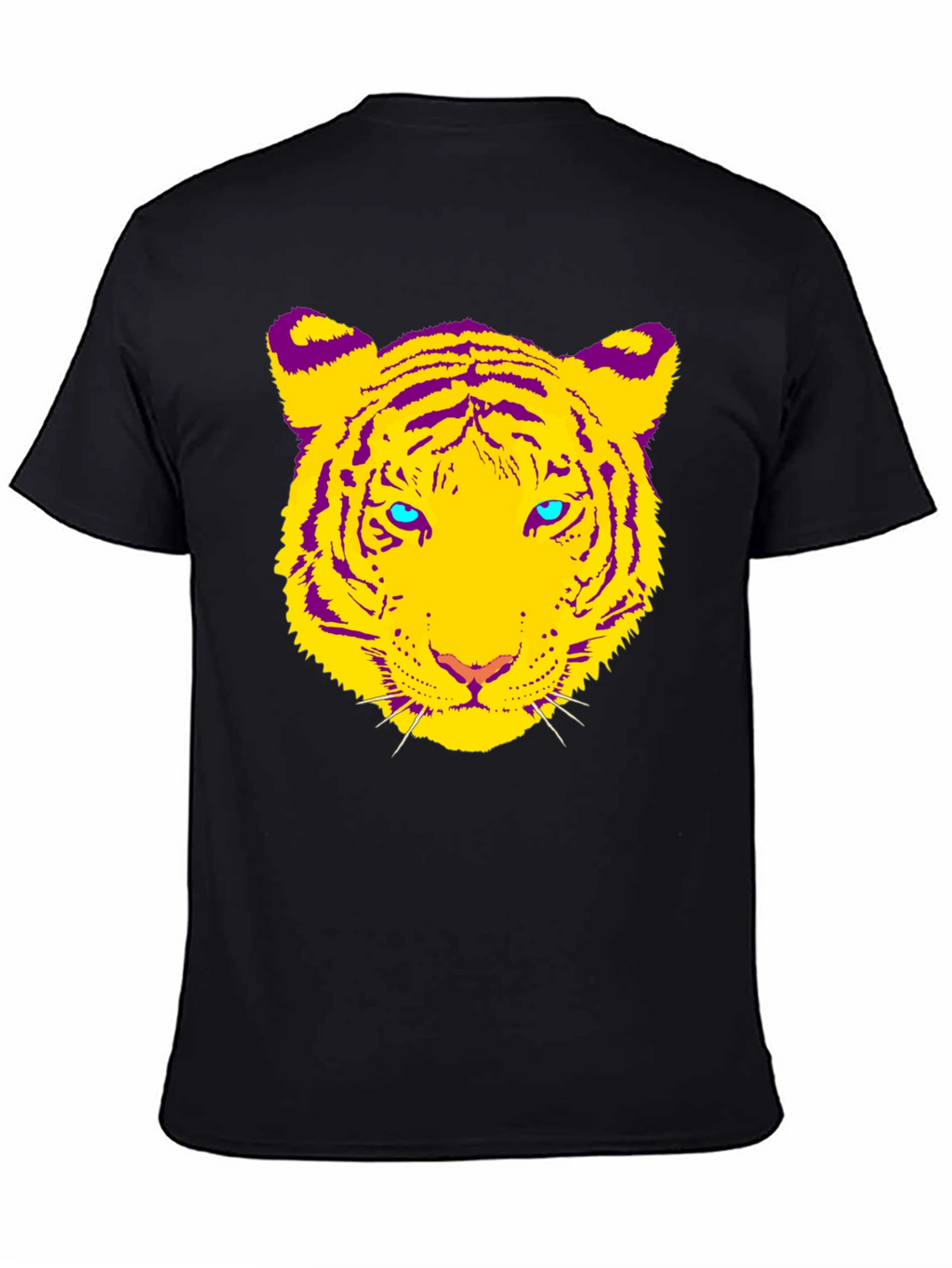 Tiger Graphic Black Tee