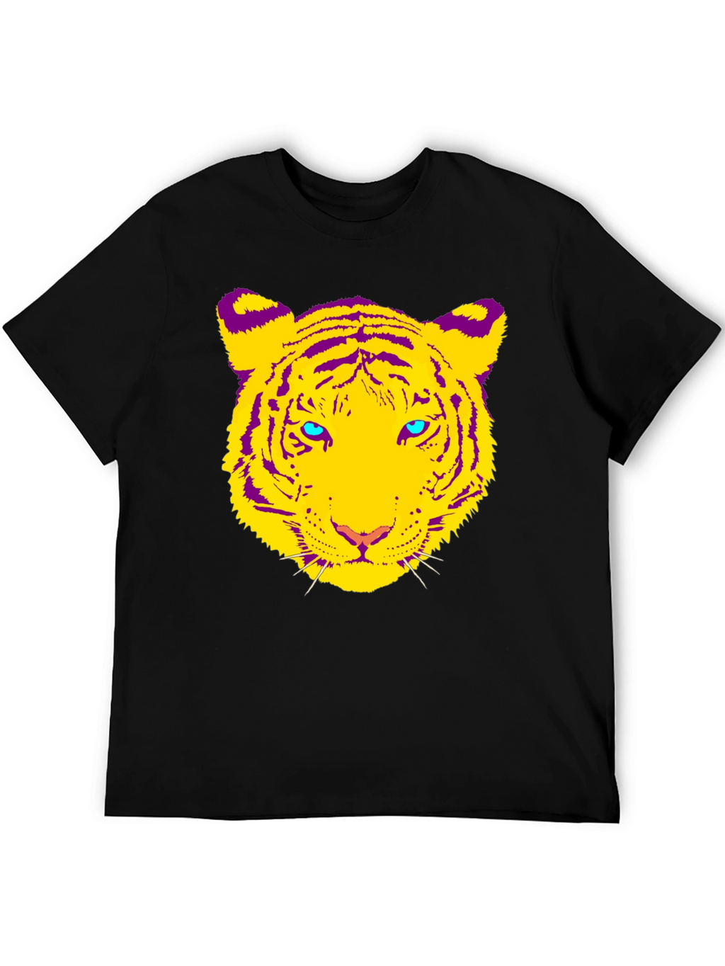 Tiger Graphic Black Tee
