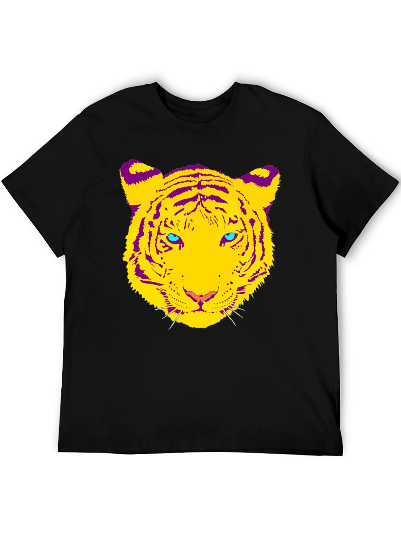 Tiger Graphic Black Tee