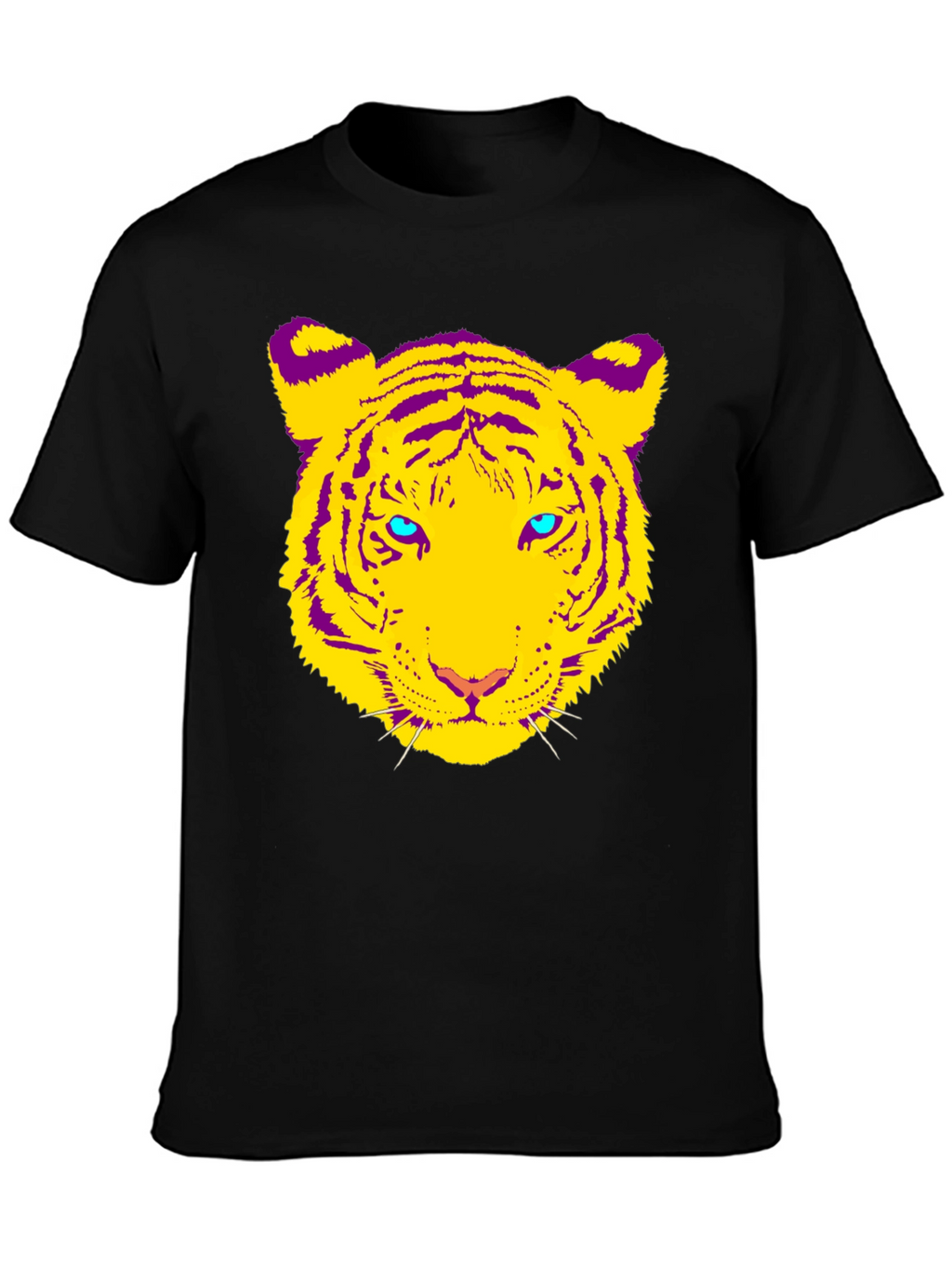 Tiger Graphic Black Tee