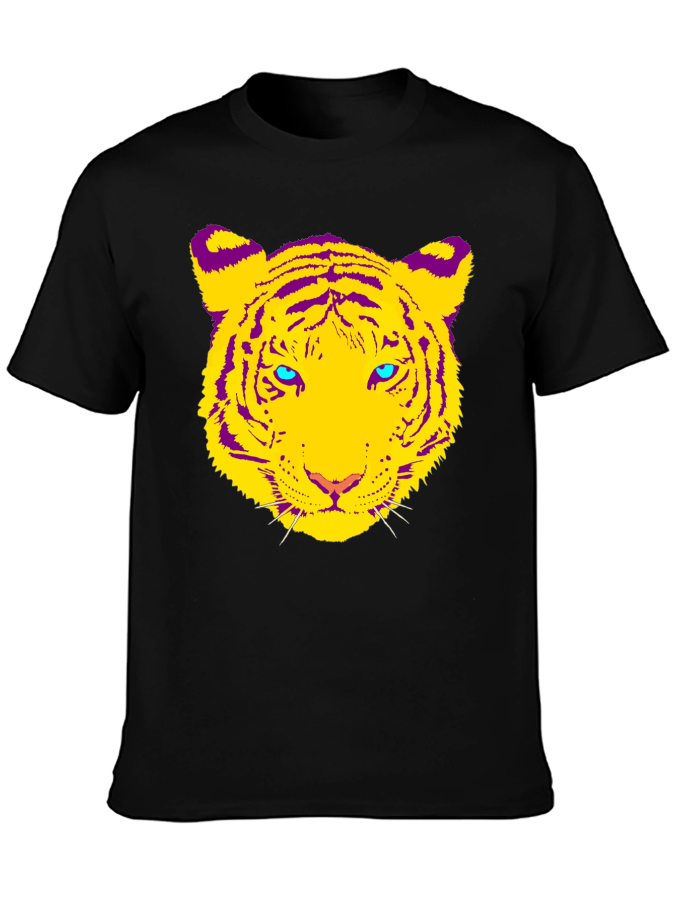 Tiger Graphic Black Tee