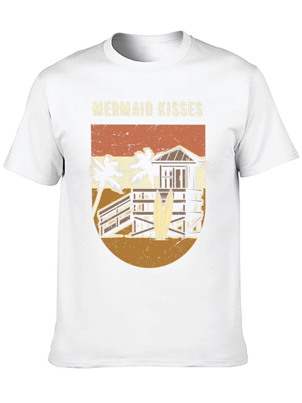 Mermaid Kisses Graphic Tee - Beach Vibes T-Shirt