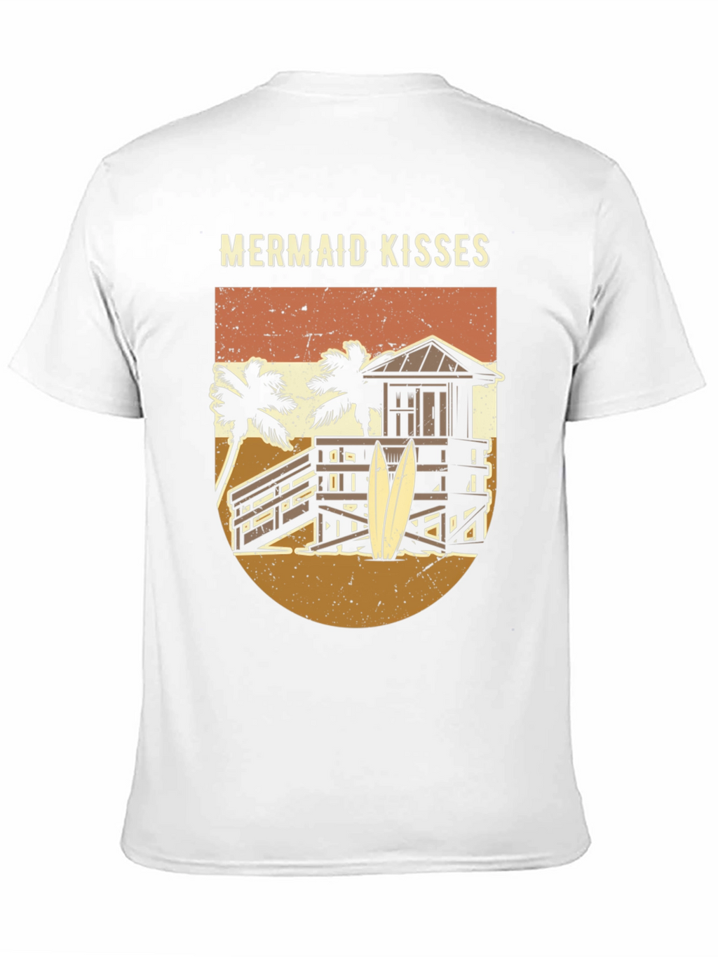 Mermaid Kisses Graphic Tee - Beach Vibes T-Shirt