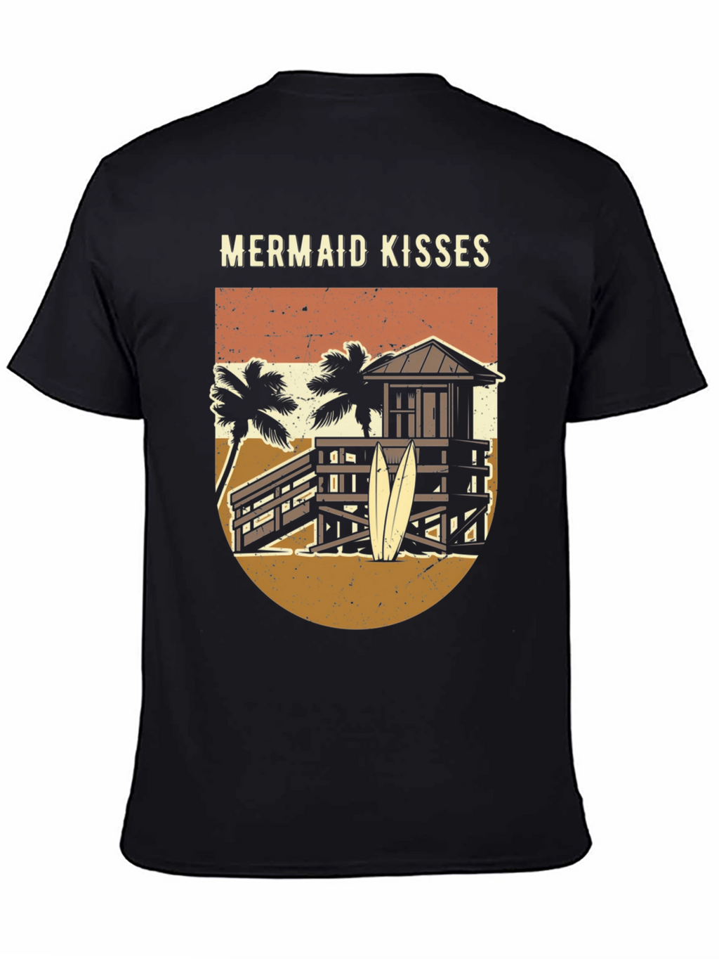 Mermaid Kisses Graphic Tee - Beach Vibes T-Shirt