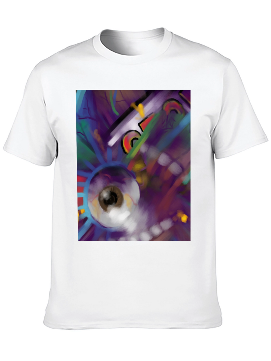 Abstract Eye T-Shirt - Black