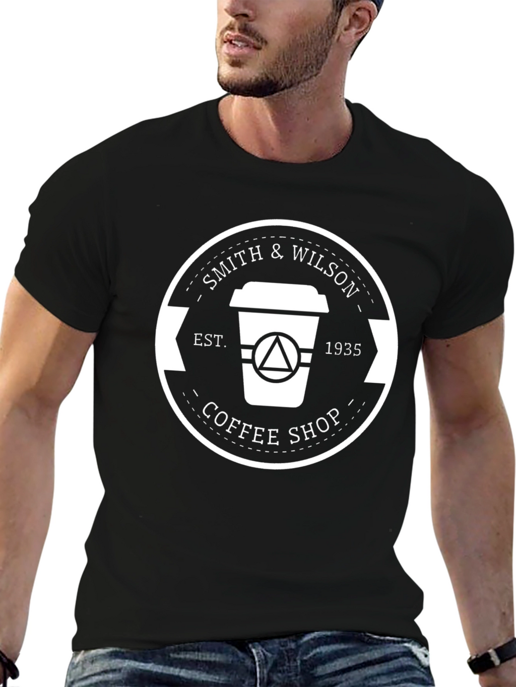 Smith & Wilson Coffee Shop Graphic T-Shirt