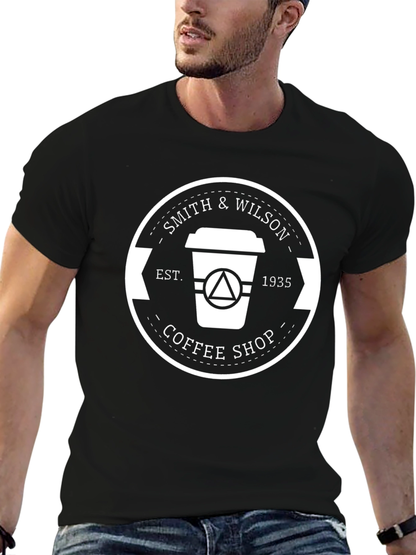 Smith & Wilson Coffee Shop Graphic T-Shirt