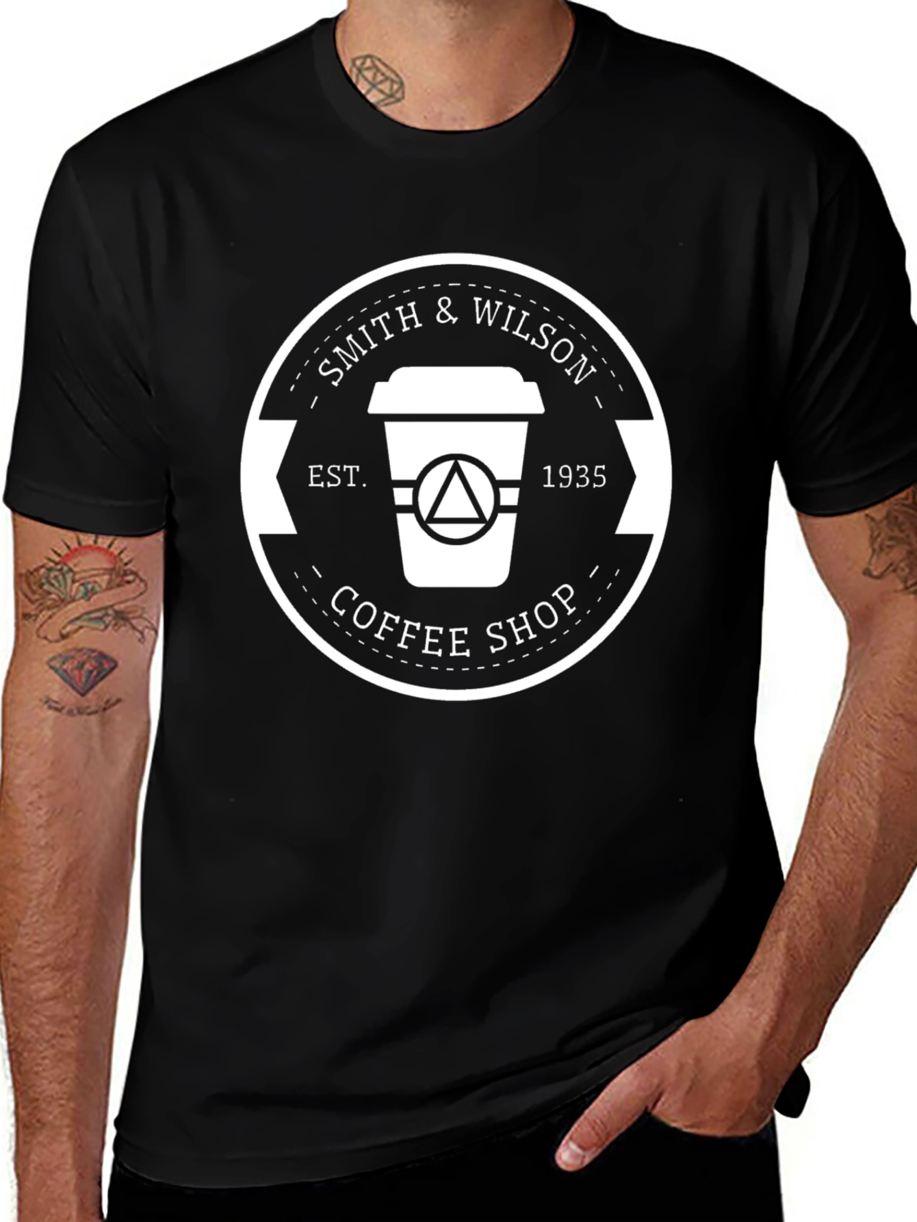Smith & Wilson Coffee Shop Graphic T-Shirt