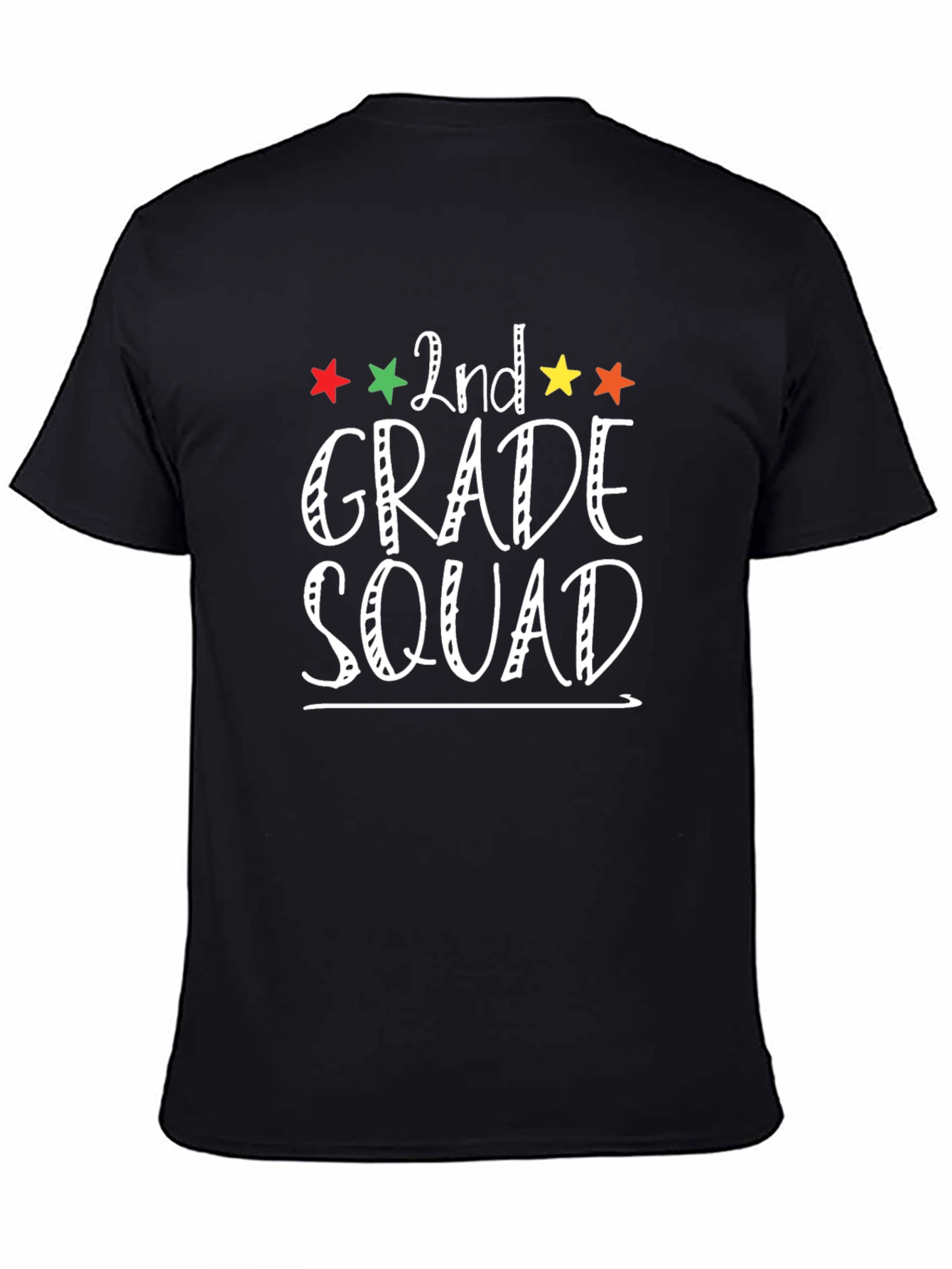 2nd Grade Squad Black T-Shirt