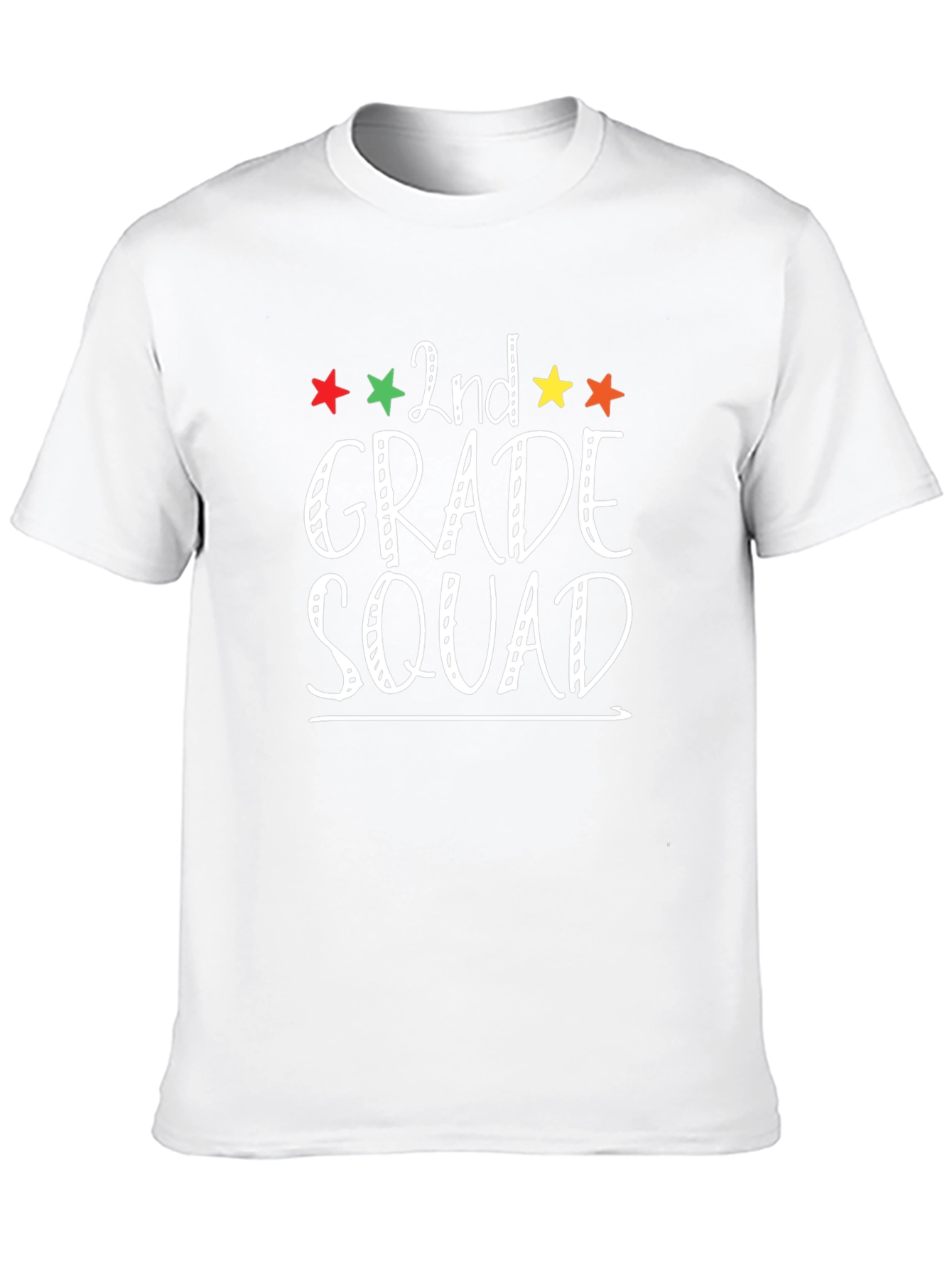 2nd Grade Squad Black T-Shirt