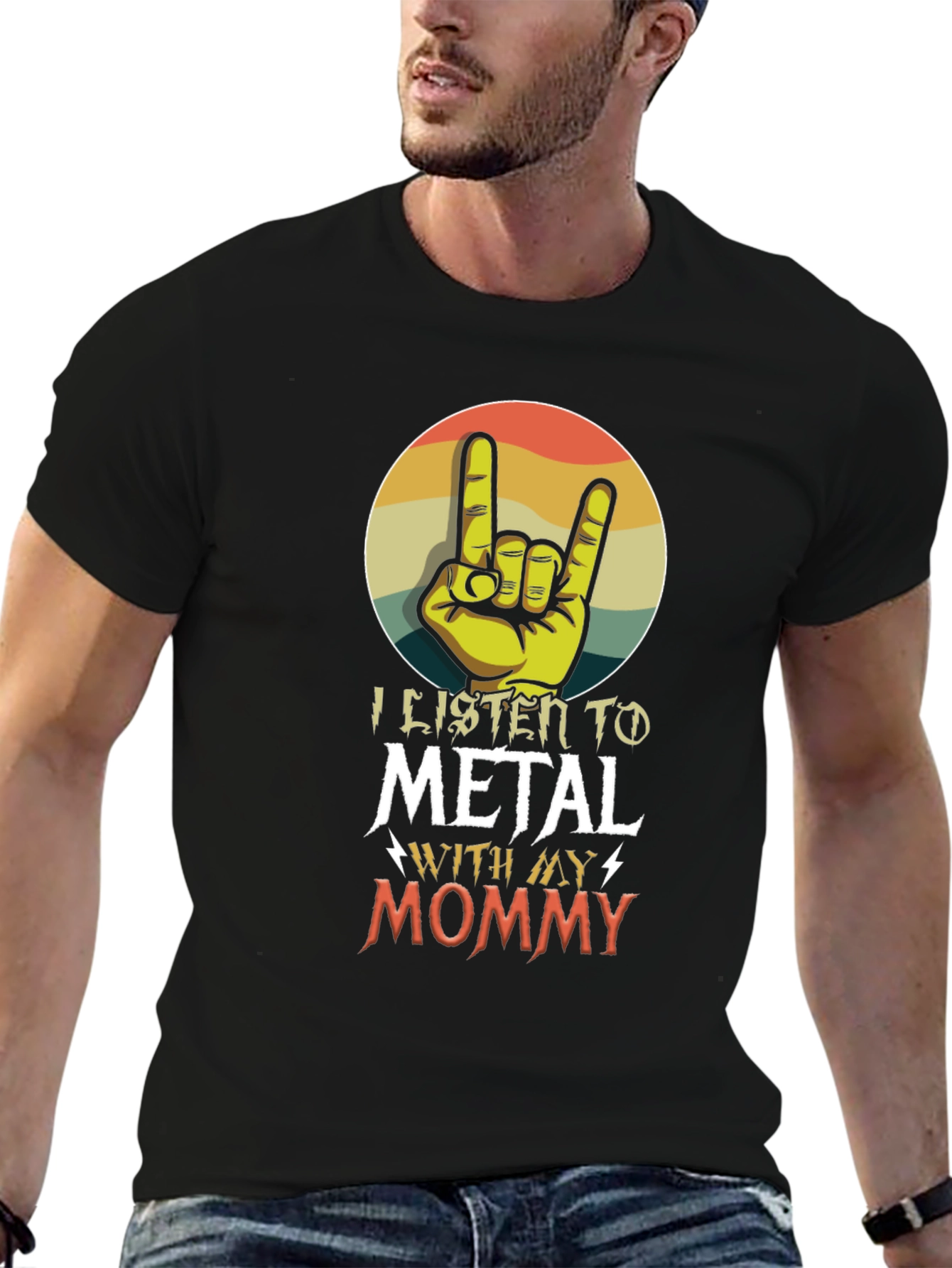 I Listen to Metal With My Mommy T-Shirt