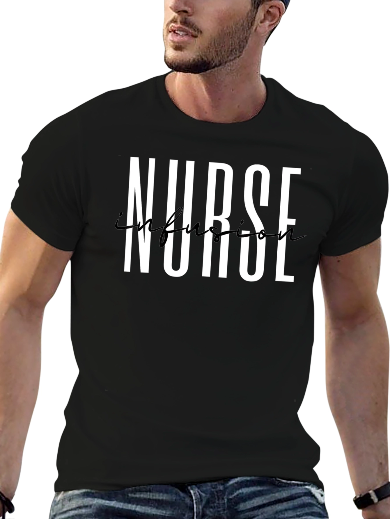 Nurse Infusion Black T-Shirt