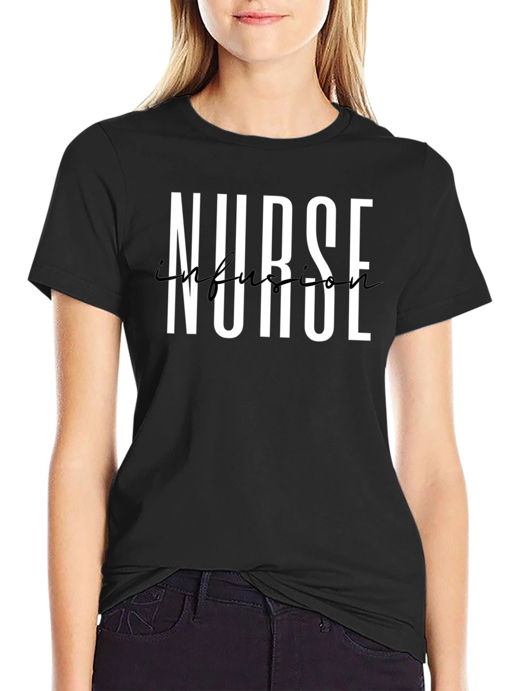 Nurse Infusion Black T-Shirt