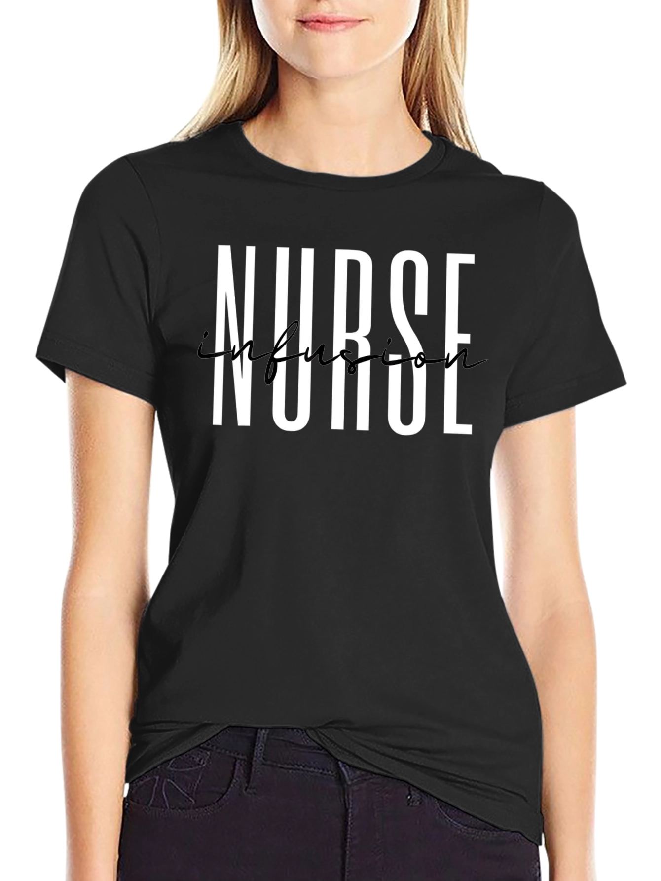 Nurse Infusion Black T-Shirt
