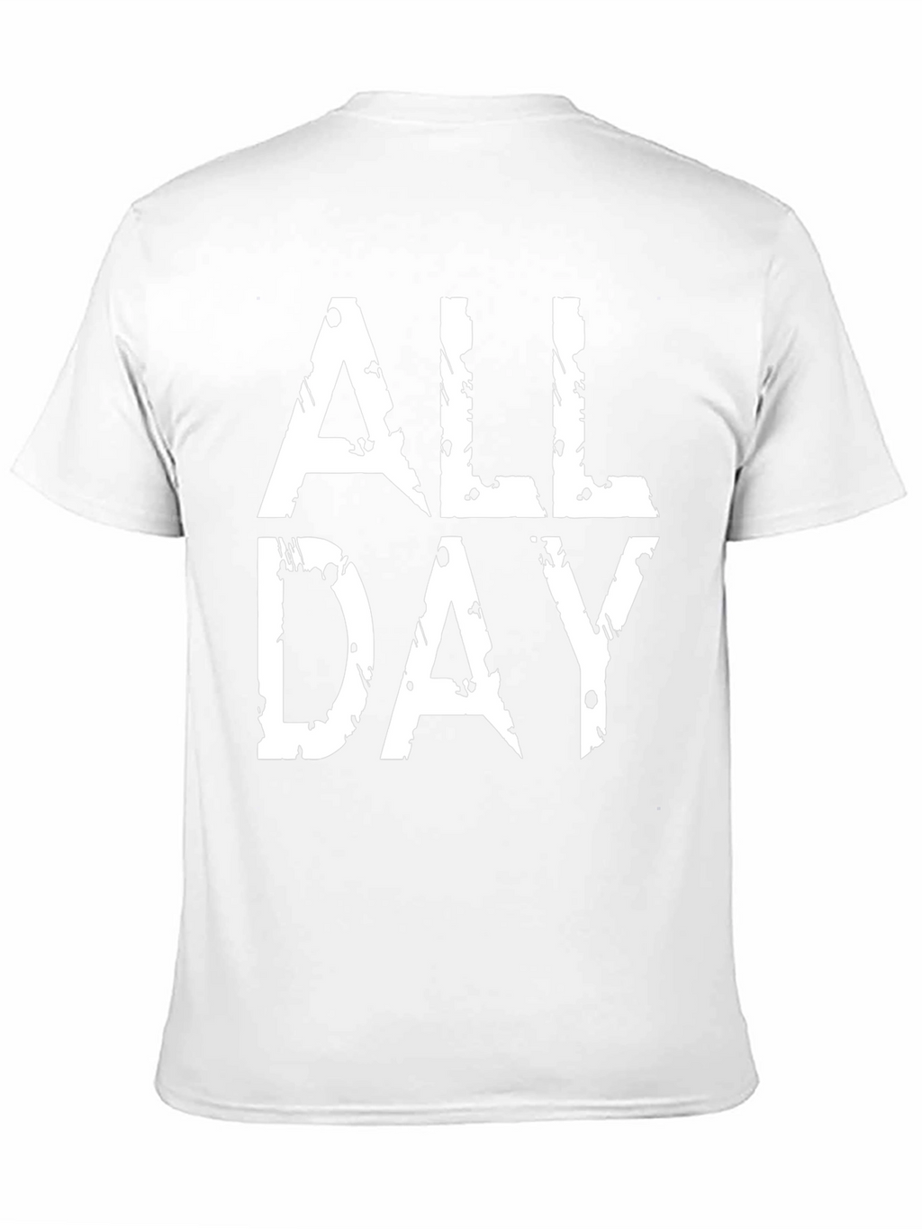 All Day Graphic Tee - Black Cotton Casual T-Shirt