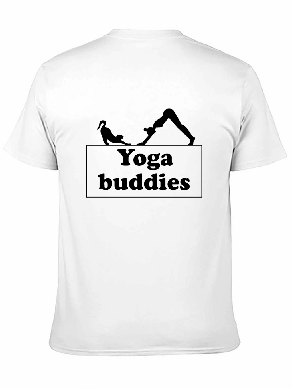 Yoga Buddies Graphic T-Shirt - Black