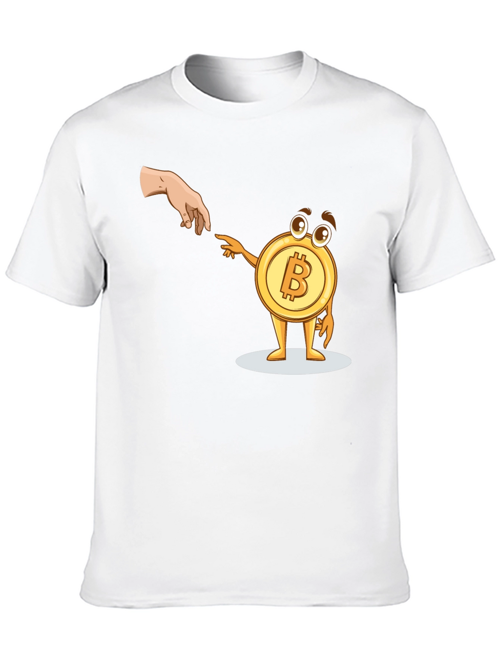 Bitcoin Creation T-Shirt Funny Crypto Tee