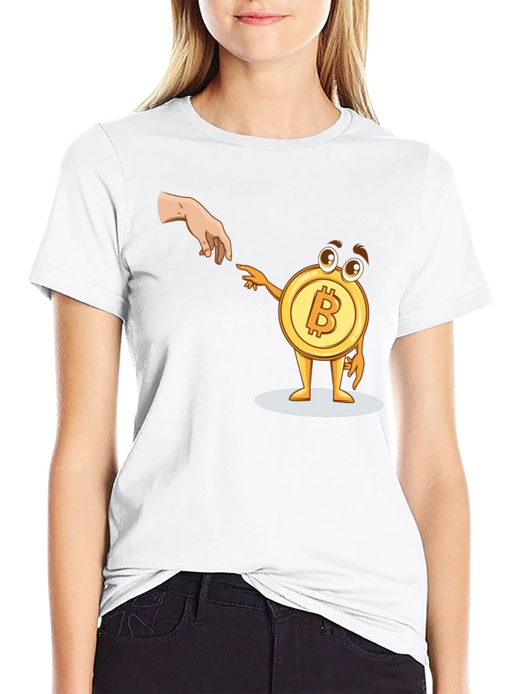Bitcoin Creation T-Shirt Funny Crypto Tee
