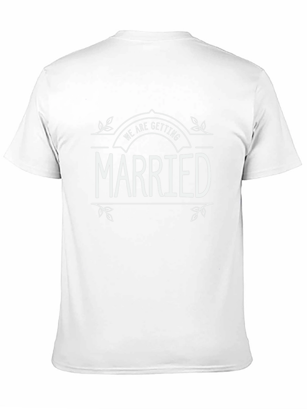 We are Getting Married Black T-Shirt