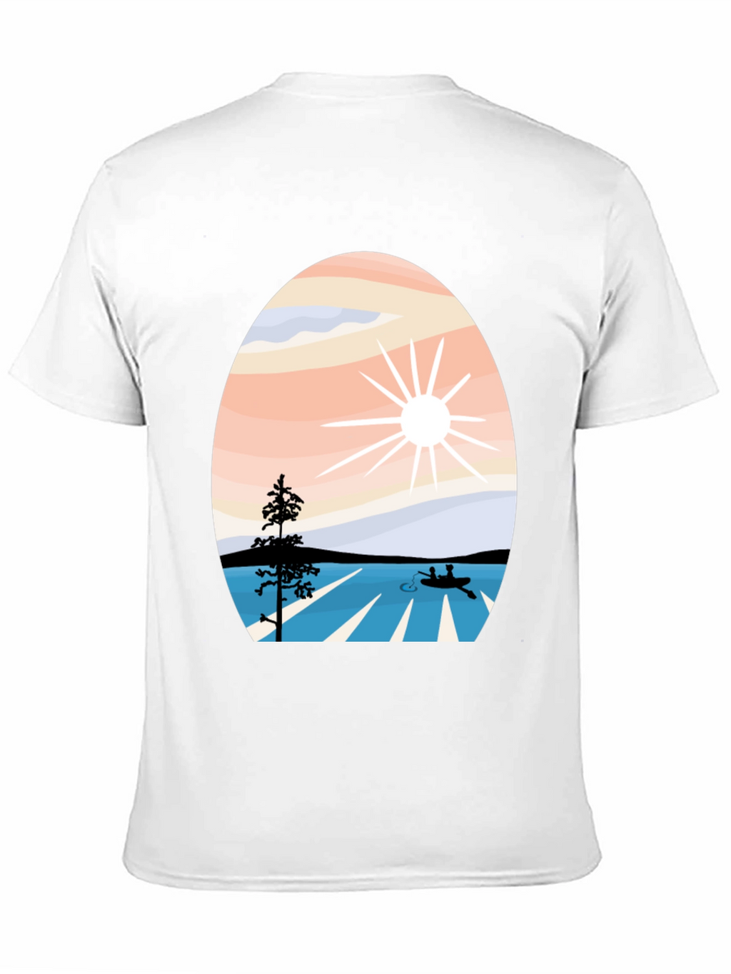 Nature Inspired Graphic Tee - Black