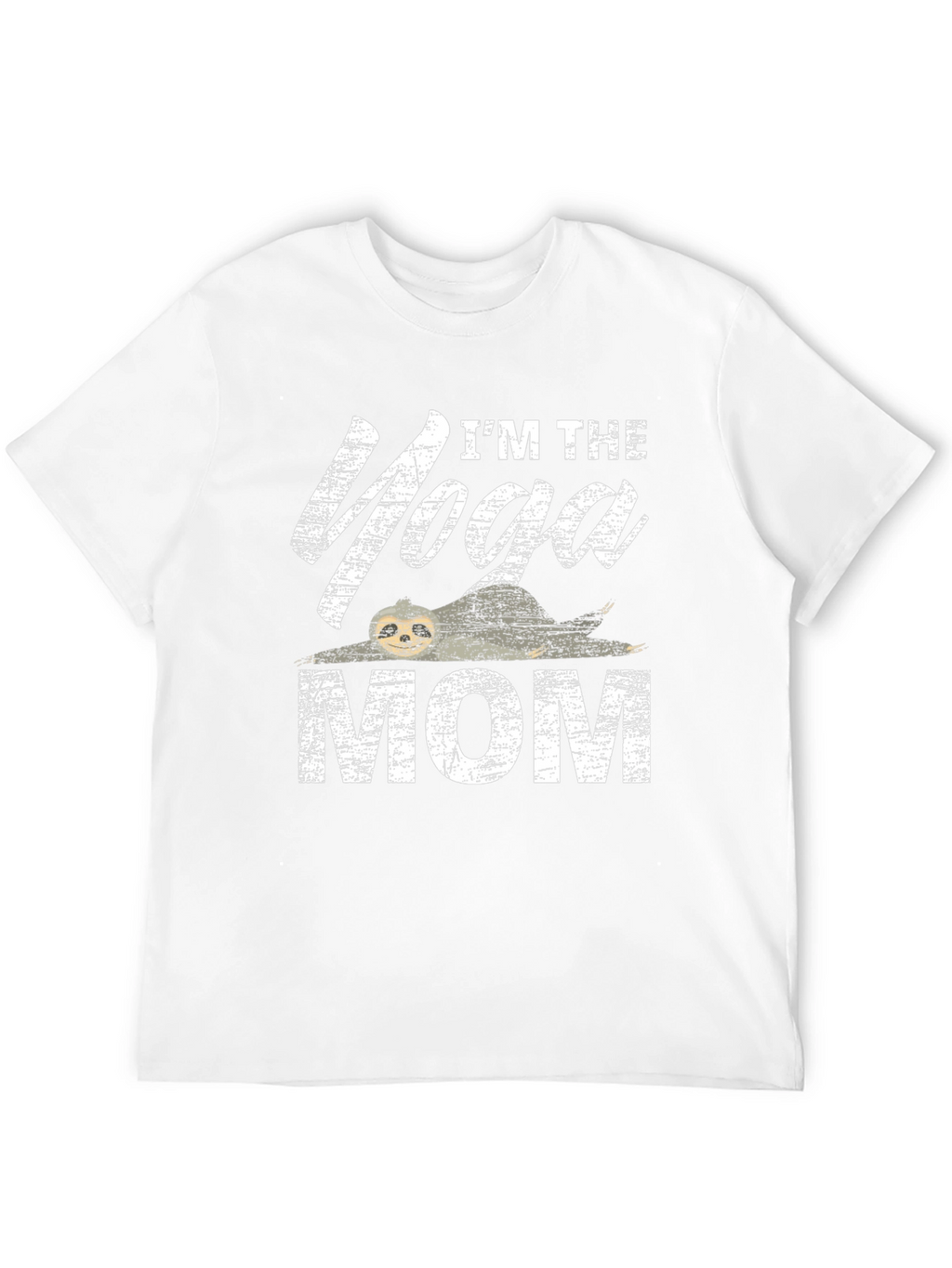 Im the Yoga Mom Distressed Graphic Tee