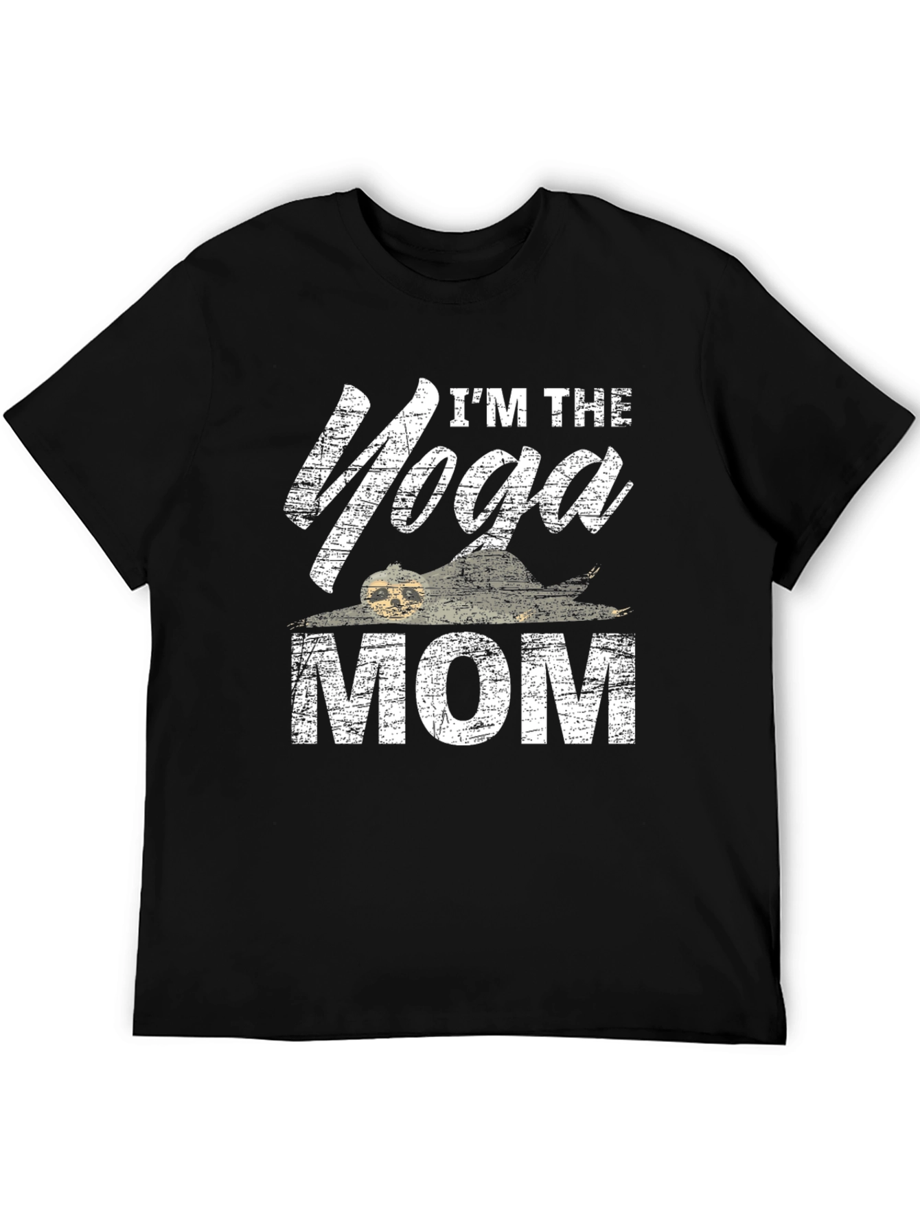 Im the Yoga Mom Distressed Graphic Tee