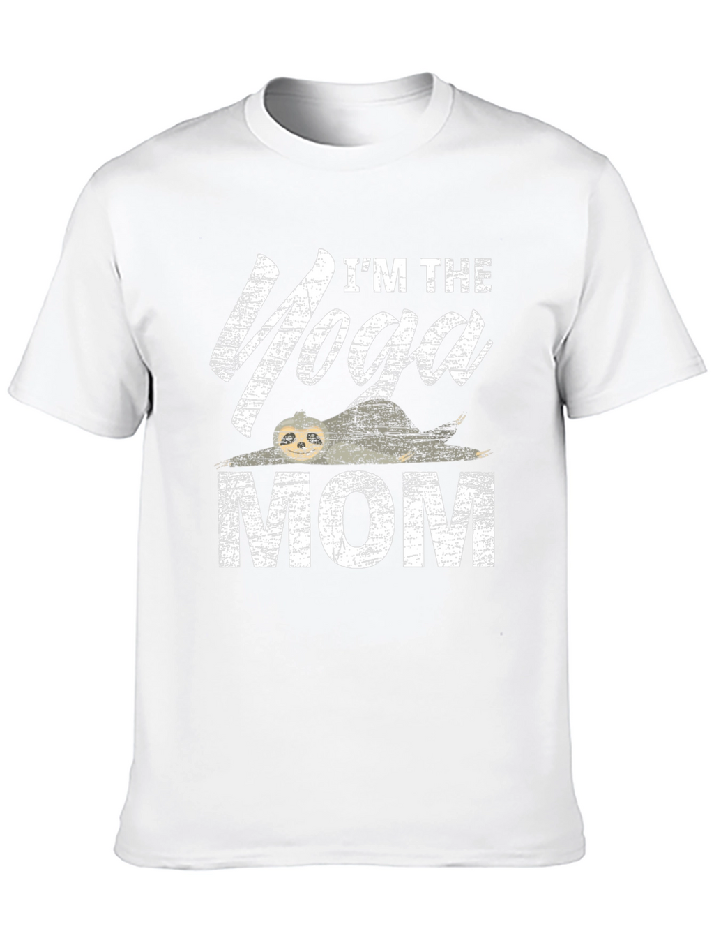 Im the Yoga Mom Distressed Graphic Tee