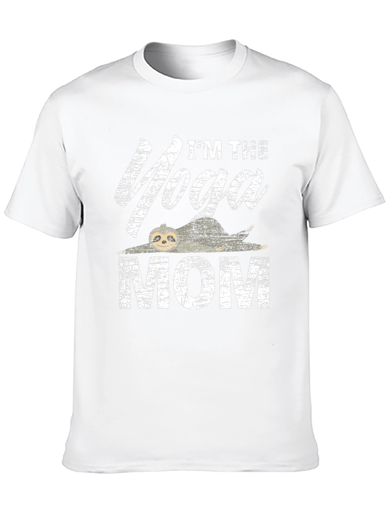 Im the Yoga Mom Distressed Graphic Tee