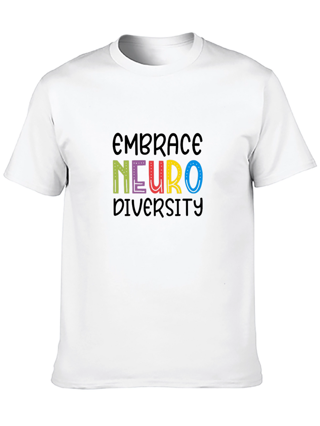 Embrace Neuro Diversity Black T-Shirt