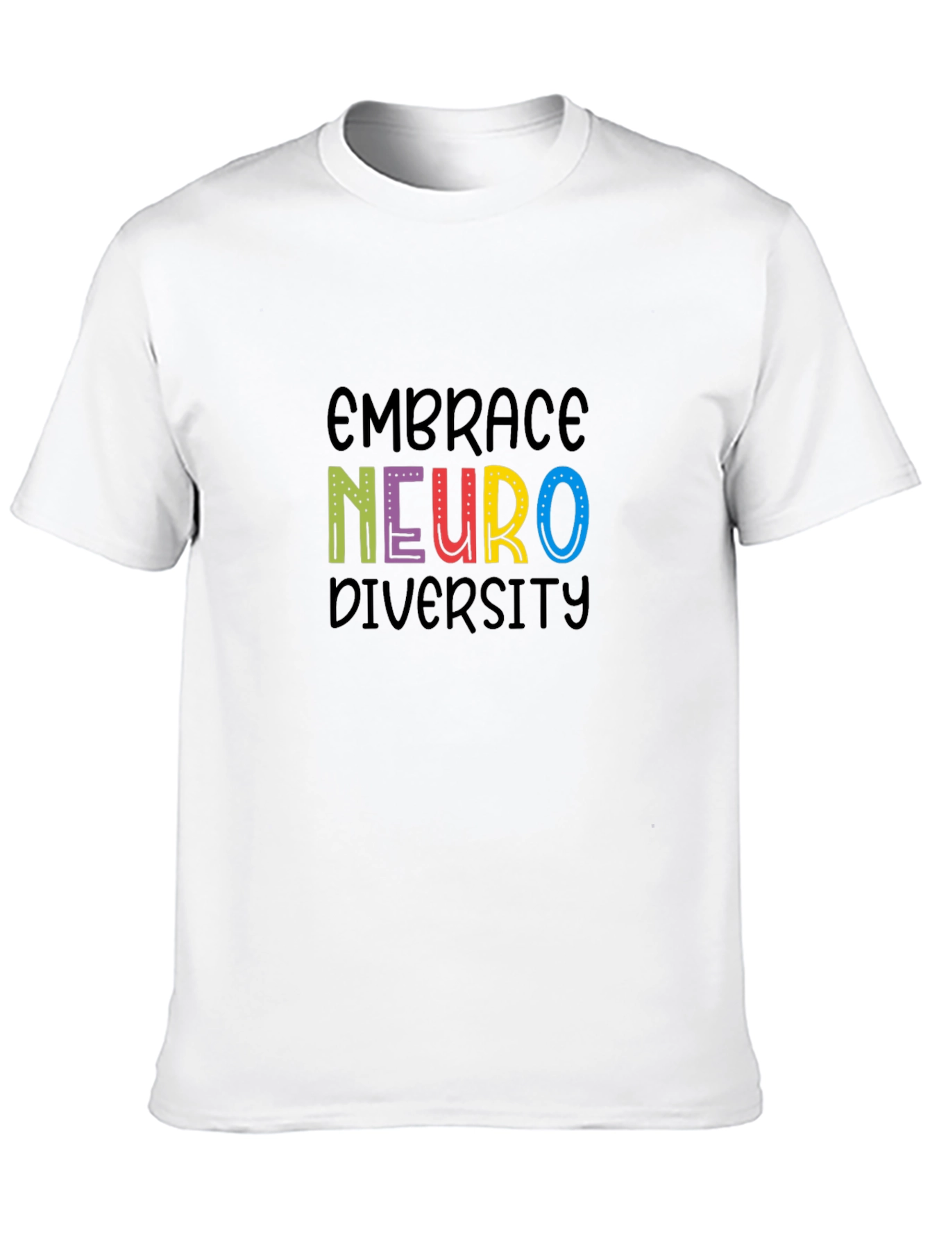 Embrace Neuro Diversity Black T-Shirt