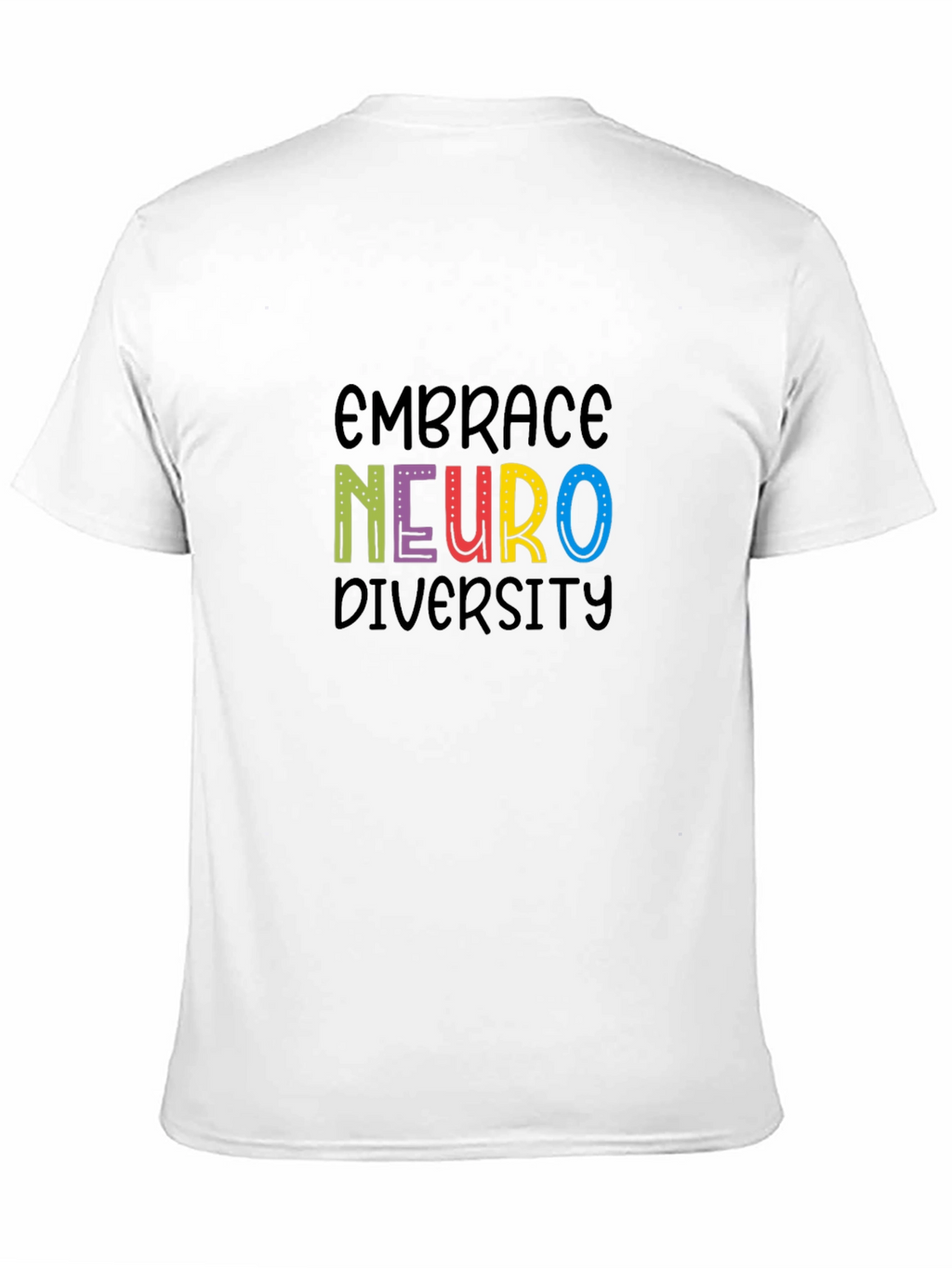 Embrace Neuro Diversity Black T-Shirt