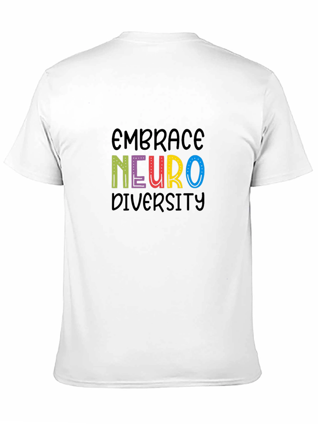 Embrace Neuro Diversity Black T-Shirt