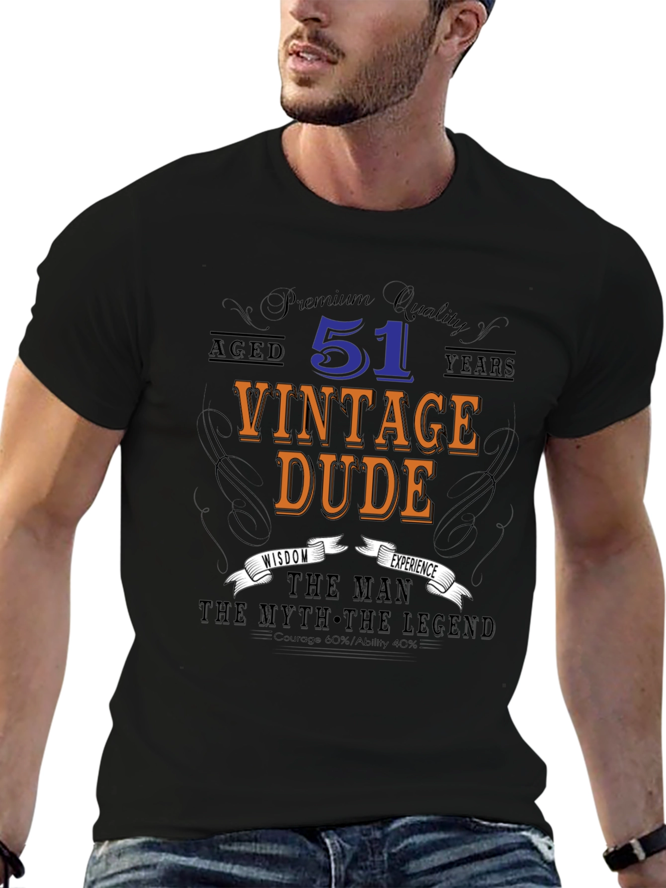 Vintage Dude 51st Birthday T-Shirt