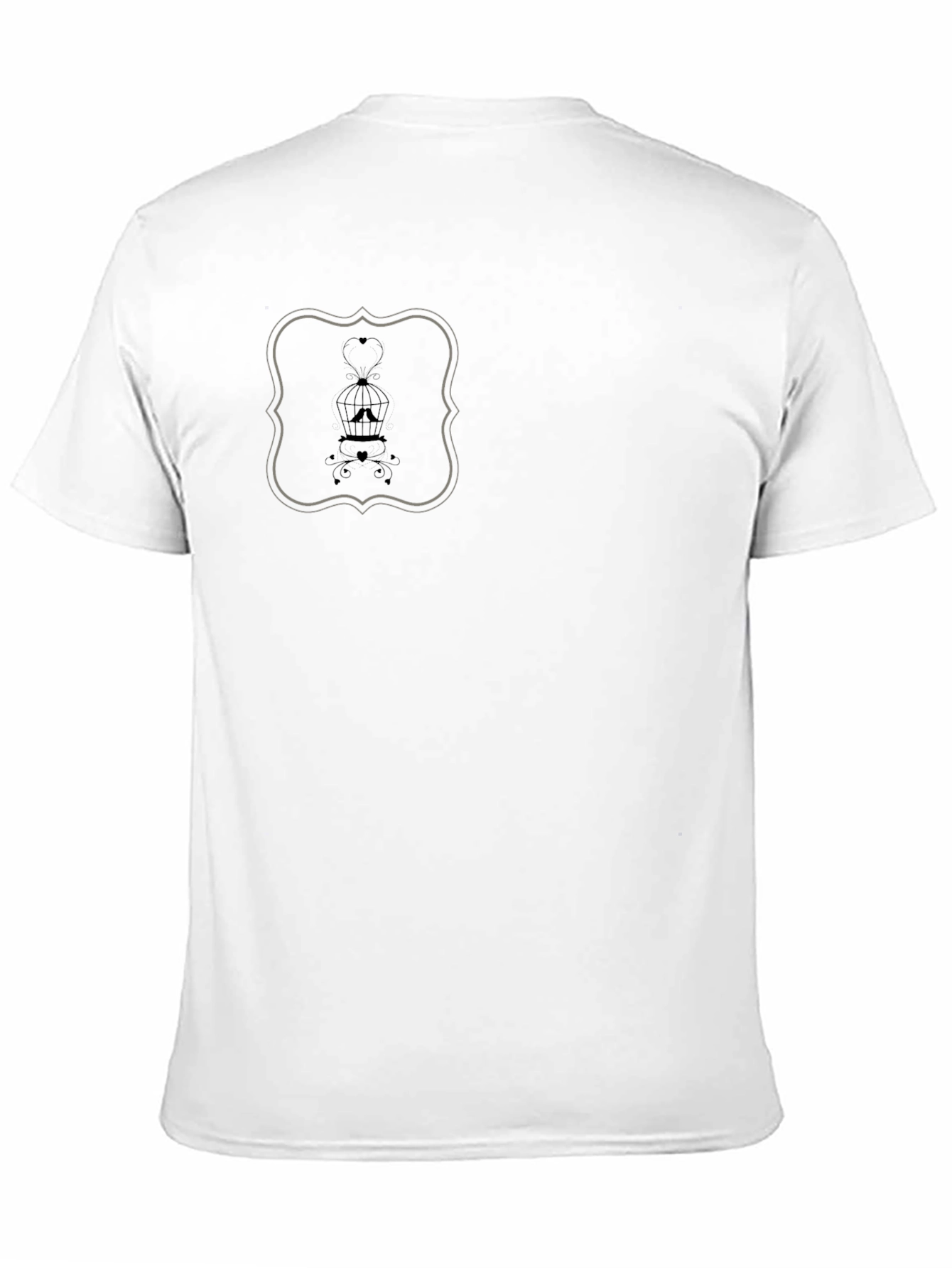 Modern Graphic Tee - Birdcage Love Design