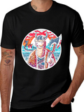 Viking Llama T-Shirt - Unique Graphic Tee