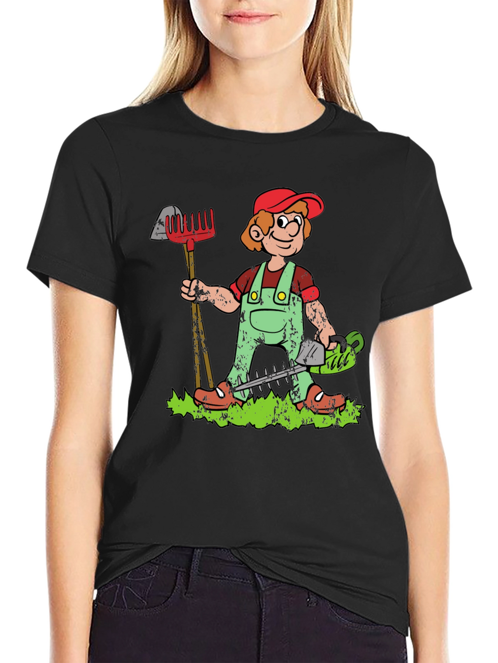 Gardener Cartoon Graphic Tee