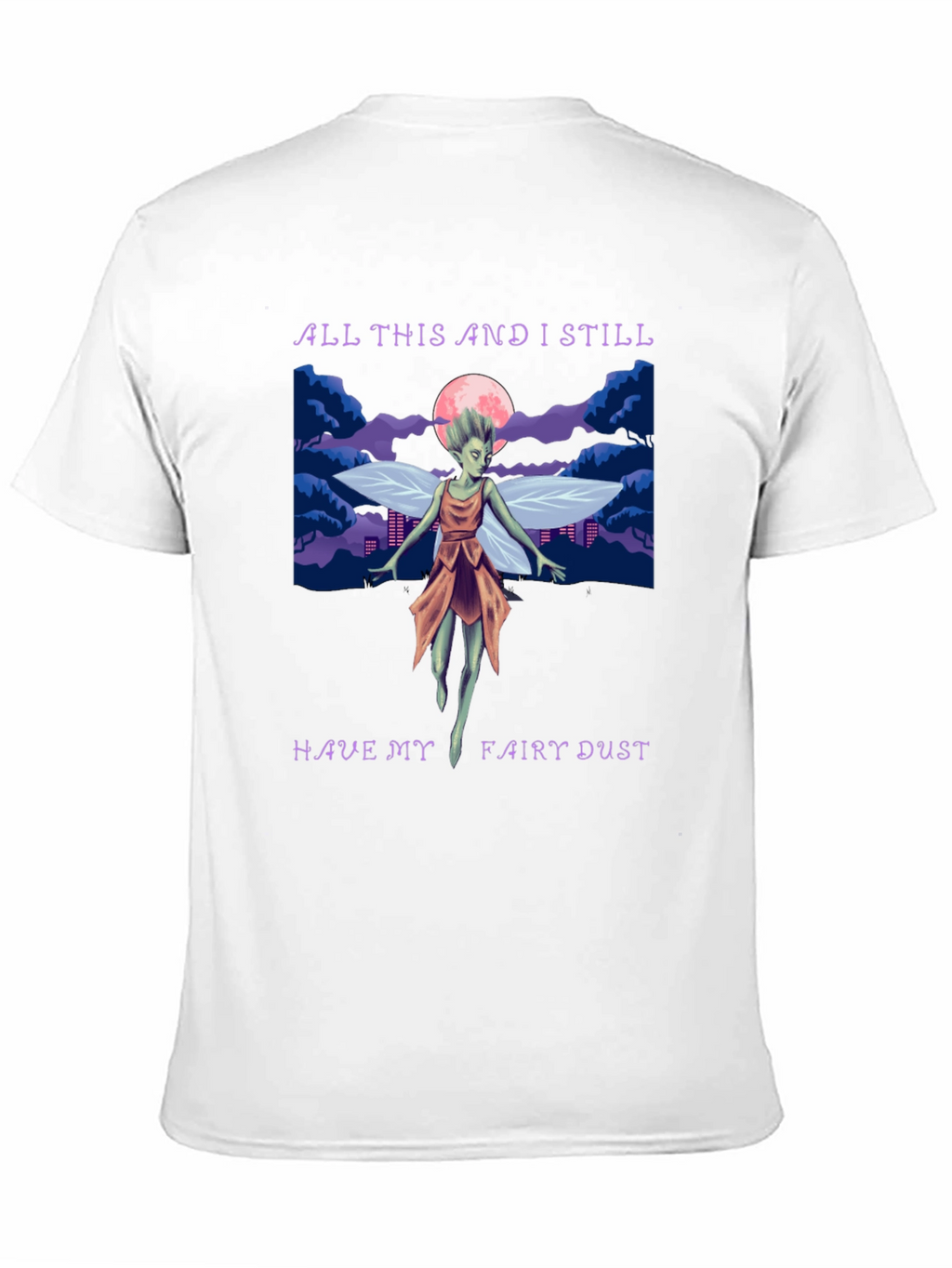 Fairy Dust Graphic Tee - Whimsical Design Soft Cotton