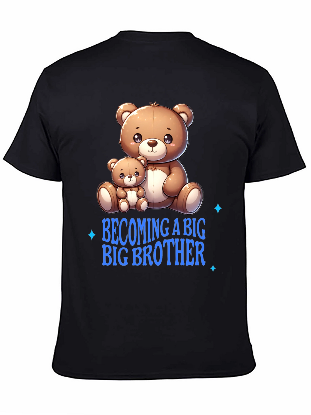 Becoming a Big Brother T-Shirt Cute Bear Graphic