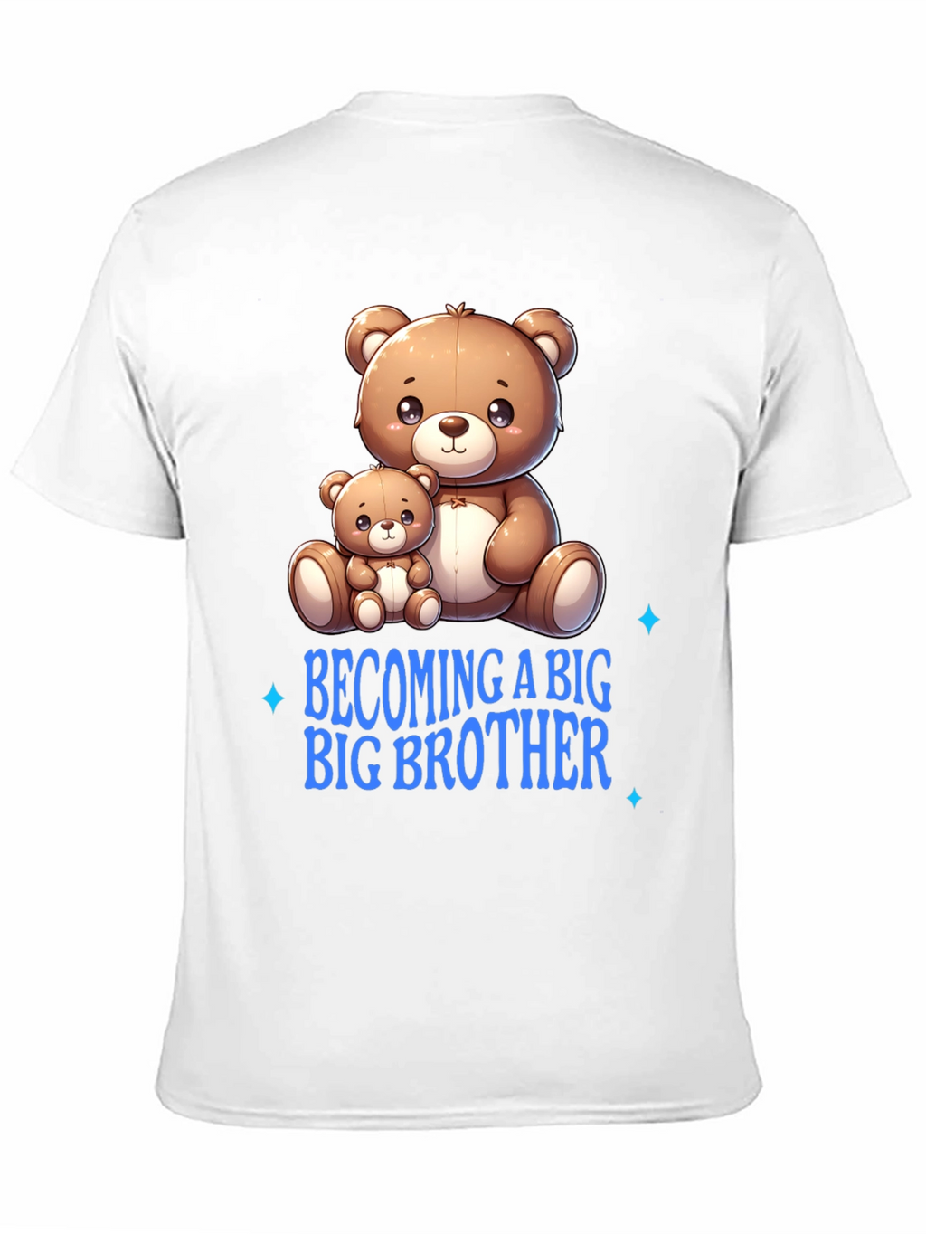 Becoming a Big Brother T-Shirt Cute Bear Graphic