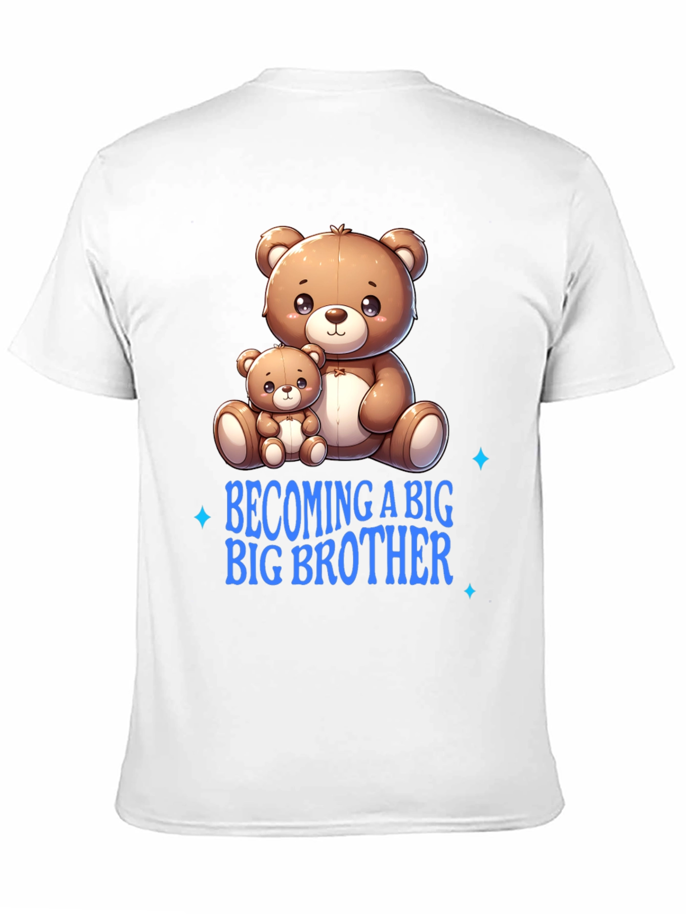 Becoming a Big Brother T-Shirt Cute Bear Graphic