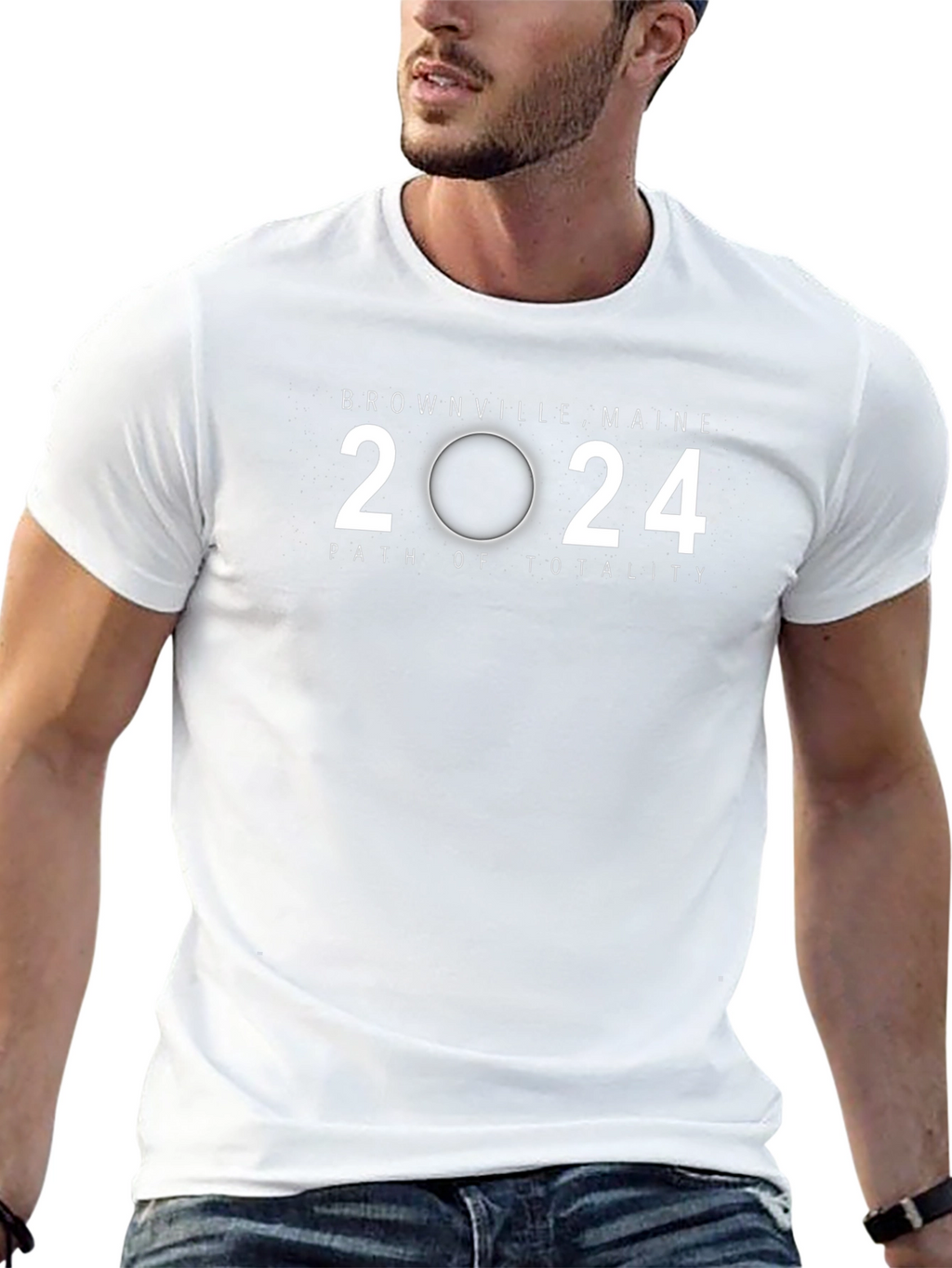 2024 Eclipse T-Shirt - Greenville Maine Path of Totality