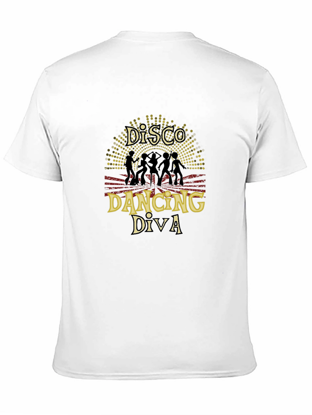Disco Dancing Diva Black T-Shirt