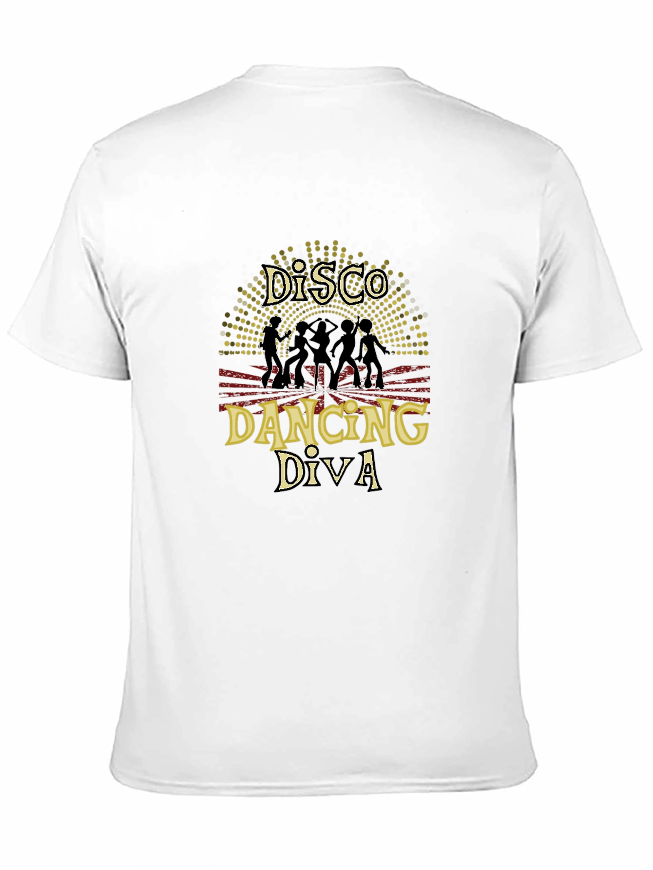 Disco Dancing Diva Black T-Shirt