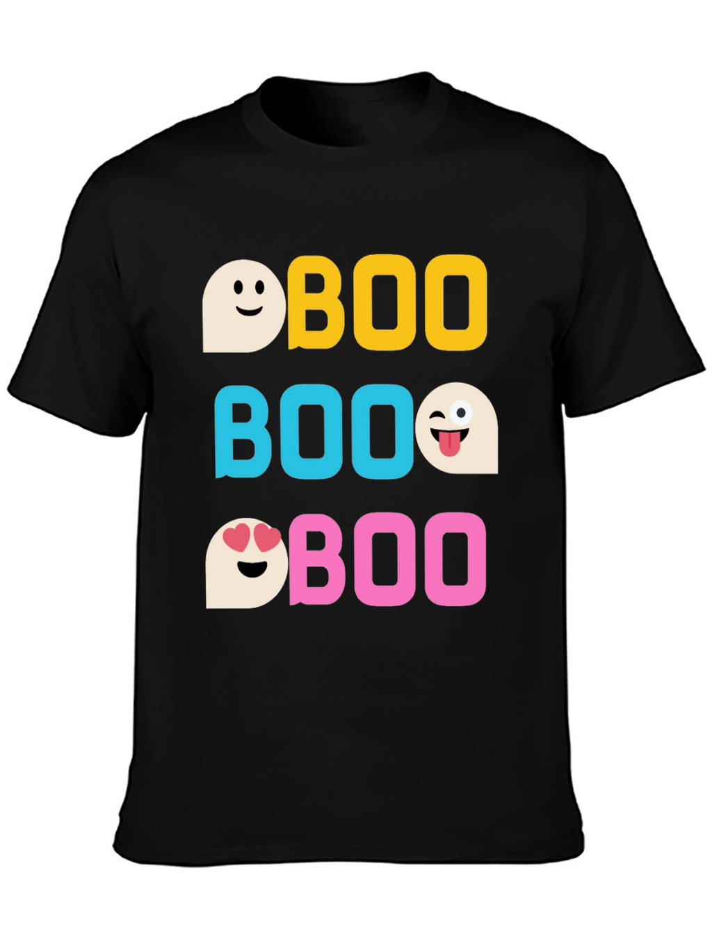 Boo Ghost Graphic T-Shirt - Spooky Season Ready!