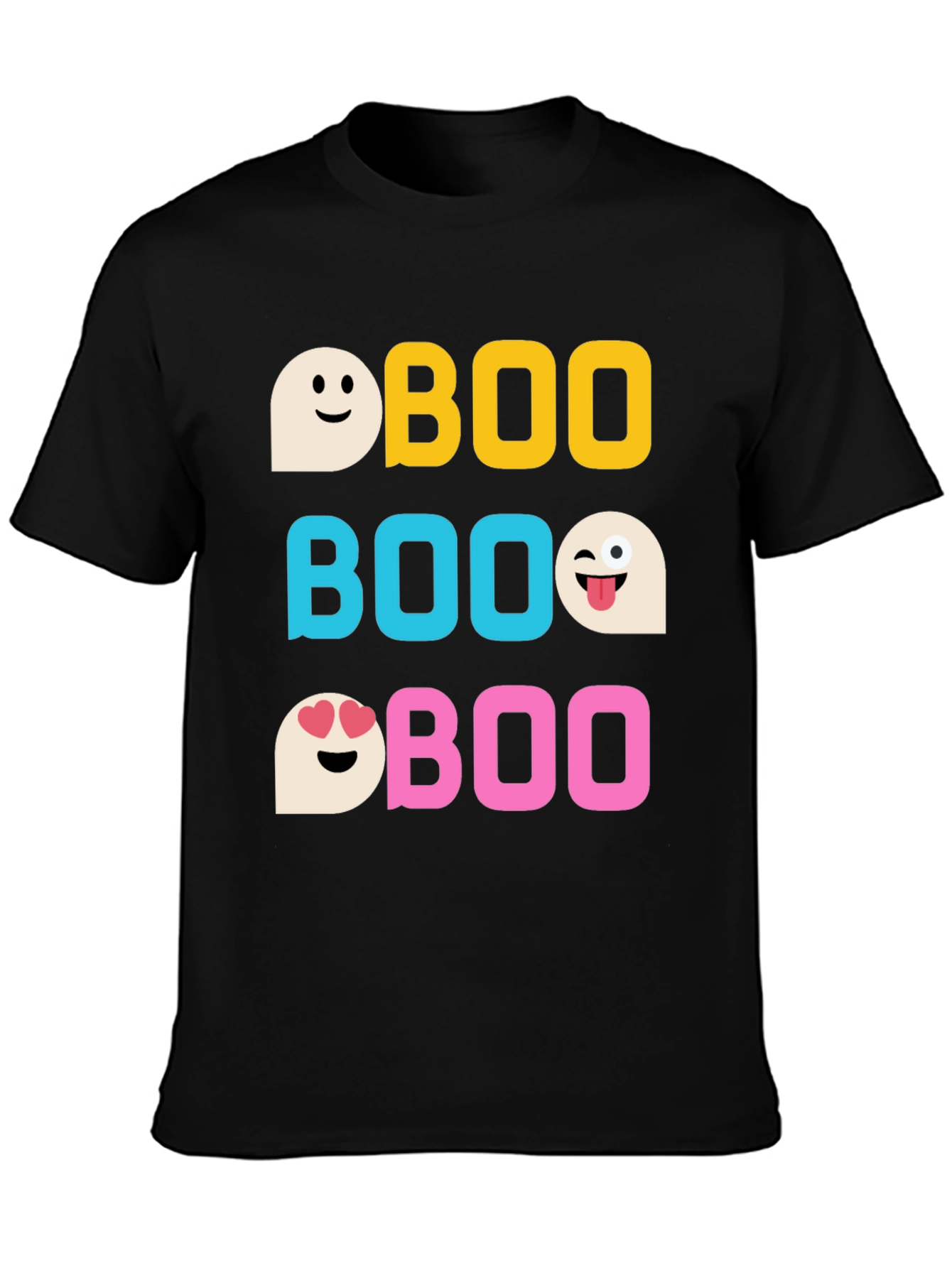 Boo Ghost Graphic T-Shirt - Spooky Season Ready!