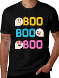 Boo Ghost Graphic T-Shirt - Spooky Season Ready!