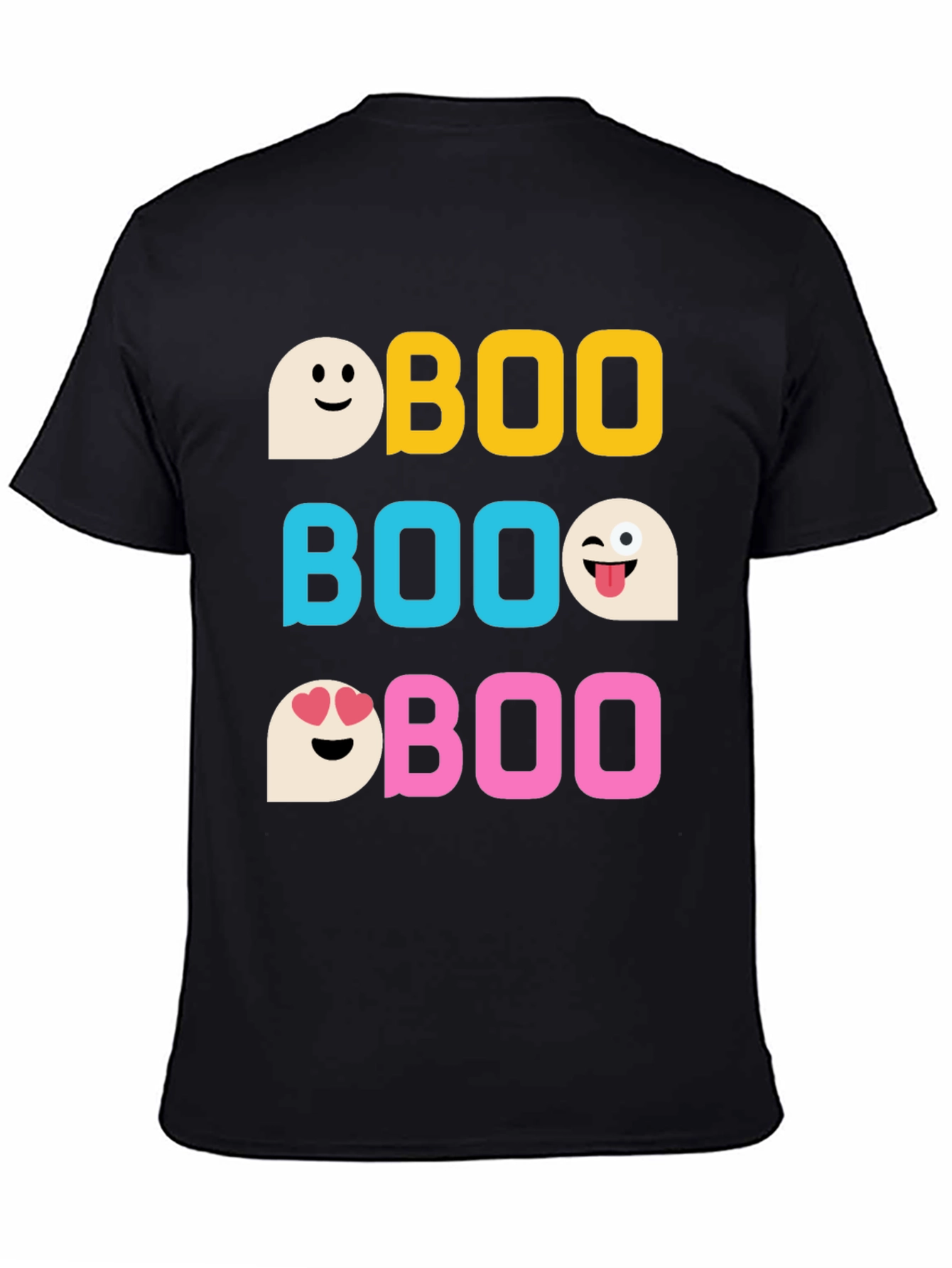 Boo Ghost Graphic T-Shirt - Spooky Season Ready!